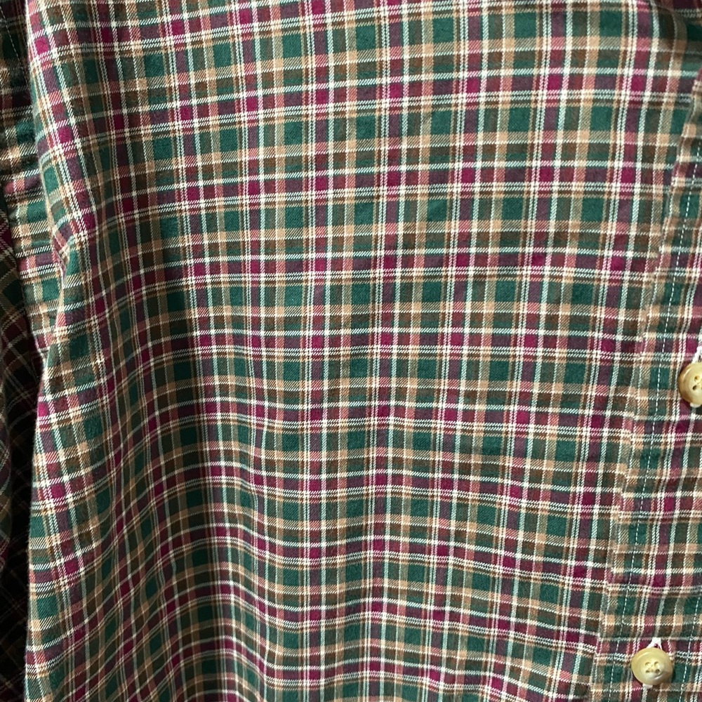 Ralph Lauren men’s plaid button down shirt, size XL, cotton, good condition - Picture 5 of 6